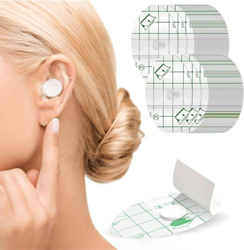 IBXWMNG 80x Baby Ohr Wasserdichte Aufkleber,Ultradünne Transparente Ohrabdeckungen für Kinder, Ohrenschutz beim Schwimmen, Baden Duschen,Einweg-Gehörschutz Ohr Aufkleber Ohropax für Kinder
