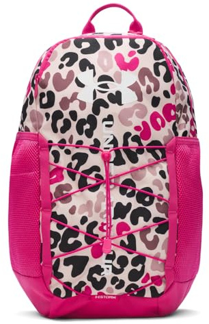 Under Armour Unisex Hustle Sport 6.0 Backpack, (674) Tourmaline Pink/Virtual Pink/White, One size, Hustle Sport 6.0 Backpack