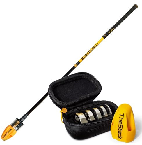 TheStack™ | Golf Swing Speed Trainer | Weighted Golf Training Aid | Golf Swing Trainer Golf Swing Training Aid | Golf Trainer Practice for Men and Women