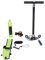 Kit de Buceo 0.5L de Respiración Der con Filtración de 3 Capas, Bomba, Válvula y Medidor de presión: Ideal para Actividades de Buceo (Black) (Green)