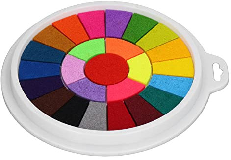 Toddlers Ink Pad, 25 Colors Washable Strong Coloring Pad Power Stamp Pads Finger Paint Printing Stamping for Kids DIY Handicrafts Card Making Arts Crafts
