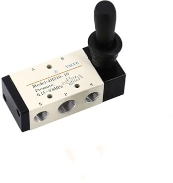 UYCUODLUY 5 Way 2 Pos 3/8 PT Hand Lever Operated Control Pneumatic Valve 4H310-10
