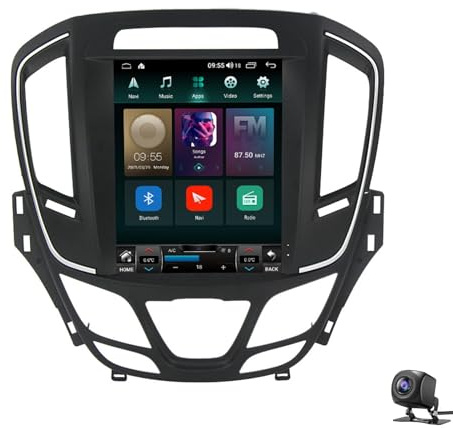 LiteGauge Für O-pel Insignia 2014-2018 Autoradio mit kabellosem Carplay/Android Auto, 9,7 Zoll Android 14 IPS Touchscreen Stereo Bluetooth GPS-Navigation WiFi SWC DSP Rückfahrkamera(Color:TS2)