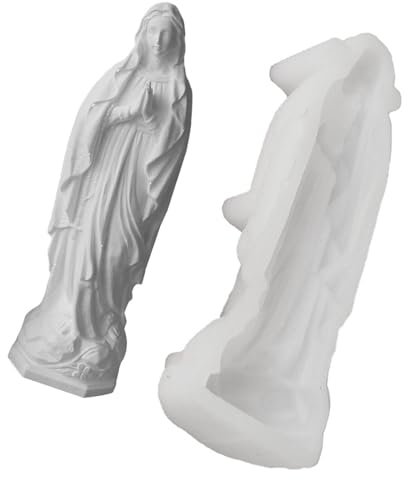 Stampi in silicone per statue religiose stampi in resina epossidica per sapone decorazioni domestiche in cemento gesso stampi in silicone