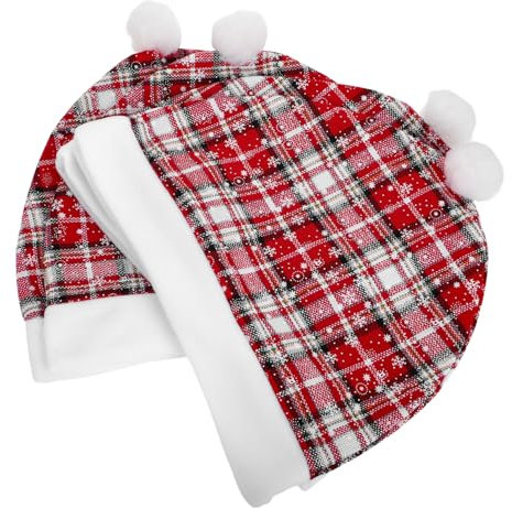 Ciieeo 2stücke Auto Kopfstützenbezüge Für Pkw Lkw Weihnachtsmützen Design Ersatz Kopfstützenbezug Leicht Zu Reinigen Langlebig Und Installieren