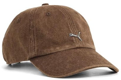 PUMA Erwachsene Wardrobe ESS Metal Dad Cap OneSize, Chocolate Brown