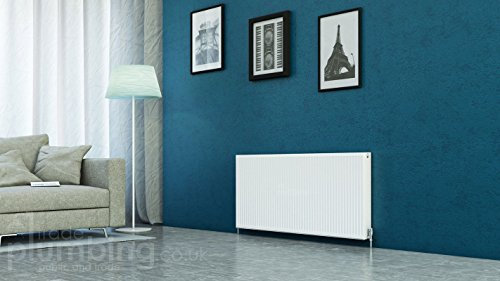 K-Rad Kompact Type 21 Double Panel Single Convector Radiator H600mm x W1500mm White