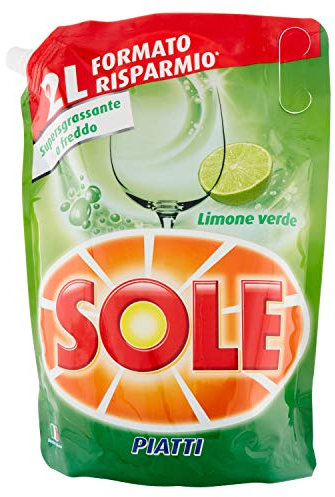 Sole Detersivo Liquido Ecoricarica Piatti Lemon - 2 kg