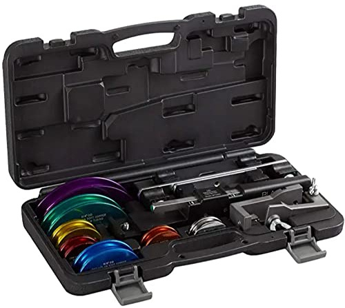 CPS BLACKMAX BTB300 - Piegatubi a cricchetto con curvatura inversa, include misure 1/4-7/8 (7)