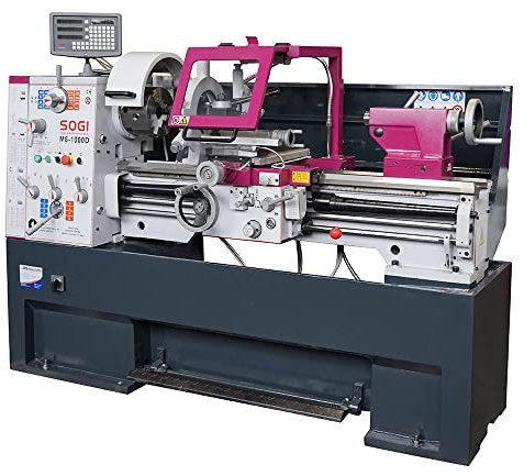 SOGI M6-1000D Tornio parallelo per metalli visualizzato a 3 assi 205 x 1000 - avanzamenti automatici