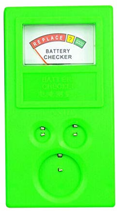 Universal 3V 1.55V AA/AAA Cell Button Battery Tester Checker Tool Accuracy - Green
