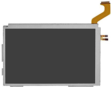 Bewinner 3DS XL Glas Schutz Schwarz Silber, Oberer LCD Bildschirm Schutz für 3DS XL Systemspiele, 1 Stück
