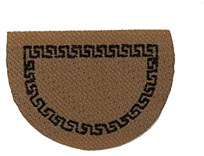 Melody Jane Dolls House Half Moon Door Mat 1:12 Semicircular Hall Door Step Accessory
