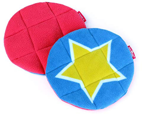 HAYPIGS Meerschweinchen Zubehoer und Spielzeug - Fleece PIPI Pads im Zirkus-Look – Saugfähige waschbare zusätzliche oder Ersatz Unterlagen