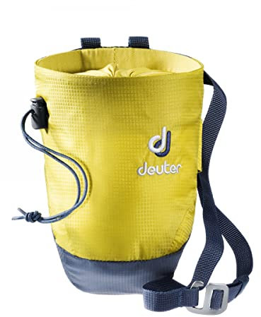 Deuter Unisex-Adult Gravity Chalk Bag II M Kletterkreide, Greencurry-Navy, 19 x 13 x 11 cm