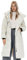 Orolay Veste à Capuche Épaisse en Duvet D'hiver pour Femme Blanc XL