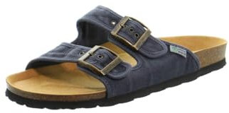 Natural World Mixte 7001e-677-43 Racine Accueil Chaussure-homme Nu-pieds-homme, Azur, 43 EU