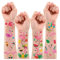 Leesgel Flamingo Party Deko, 10 Blatt Temporäre Tattoos für Kinder Tattoo Aufkleber Kinder Kindertattoos Sticker Mädchen Jungen, Hawaii Deko Party Zubehör Luau Flamingo Geschenk Kinder Sommer Deko