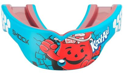 Shock Doctor Mouth Guard, Gel Max Power Mouthguard, Flavored Mouth Guards for Sports, Football, Lacrosse, Hockey, Basketball, Kool Aid Mouth Guard Youth & Adult