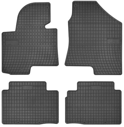OMAC Gummi Fußmatten kompatibel mit Hyundai ix35 2010-2015 Automatten Gummi Schwarz 4tlg