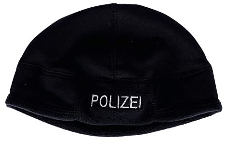RescPol Wintermütze Polizei schwarz 54-58