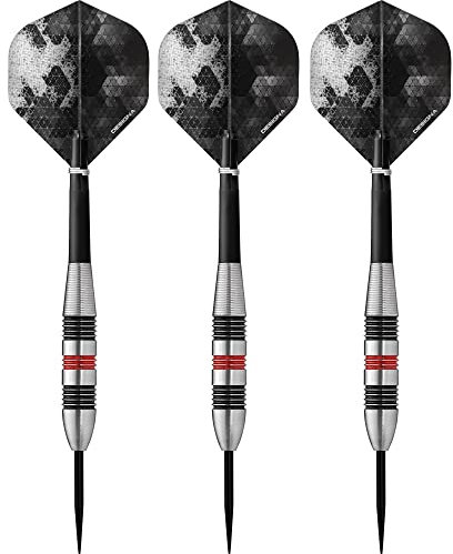 Designa Meteors 90 V2 Dartpfeile | M2 | Ringstahlspitze | 36 g (D8647)