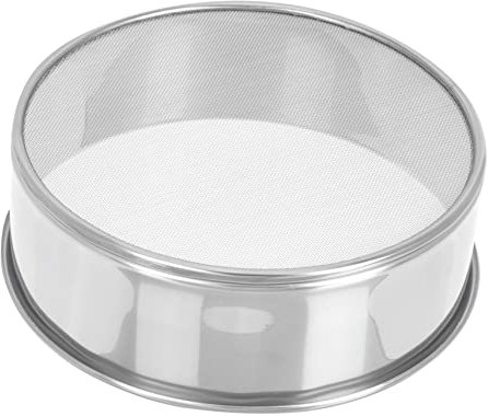 Didiseaon Setaccio Da Giardino Acciaio Inossidabile Rete Fine Per Filtrare e Strumento Maneggevole Per Giardinaggio e Cucina Di Pratico e Leggero