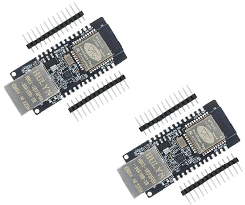 TECNOULAB 2 Stück WT32-ETH01 Integriertes serielles Port-Netzwerk ESP32 Bluetooth WiFi Ethernet