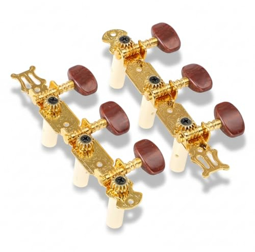 Clavija de Afinación de Cuerdas de Guitarra de 2 Piezas, Juego de Afinador de Clavijas de Guitarra, Accesorios para Guitarra Clásica