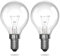 Lamptobe E14 Scentsy Light Bulb Dimmable, Large Fancy Globe Glass Light Bulb 230V 26W for UK Scentsy Wax Warmers and Wax Melt Burners Electric, Warm White 2700K, 2-Pack