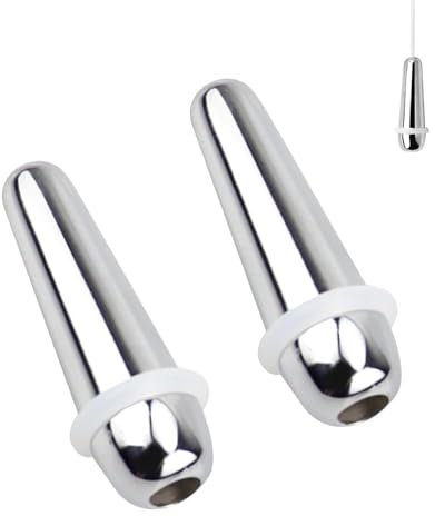 LNJBABAO 2 Pcs Pull Cord Weight Handle Pull Chain Big heavy Teardrop with Rubber Ring Blind Cord Pull Handle for Shower Bathroom Toilet Fan Switch Pull Cord