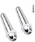 LNJBABAO 2 Pcs Pull Cord Weight Handle Pull Chain Big heavy Teardrop with Rubber Ring Blind Cord Pull Handle for Shower Bathroom Toilet Fan Switch Pull Cord