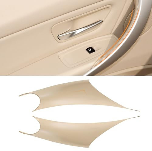 Altsbaos 2PCS Kompatibel mit Türgriff Innen bmw F30/F31/F32/F33/F34/F36/F80 | Handgriffe links+Türgriff rechts Kompatibel mit Türgriff Innen Klebrig bmw 3er 320i,328i,330i,335i/4er 428i,435i,440i (Beige)