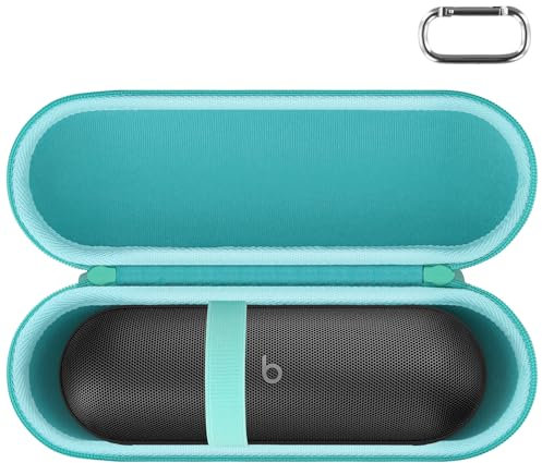 Aenllosi Custodia Dura di Stoccaggio Compatibile con i Beats Pill Wireless Bluetooth Altoparlante,Portable Speaker Borsa.(Solo Custodia) (Verde Menta)