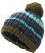 Trollkids Kinder Hafjell Bommelmütze, Tannengrün/Mystisches Blau, Größe 6-12 Years;52-56cm
