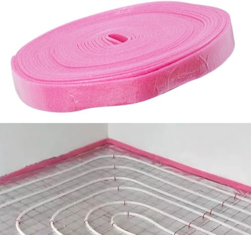 20M Edging Strip - Underfloor Heating Edge Or Perimeter Insulation Tape, Rim Edging For DIY Application, Edge Tape Edge Banding For Shelves