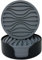 Silikon Untersetzer 6er Set，Dickes Design(0.5cm) Runde Untersetzer Topf,Topfuntersetzer Hitzebeständig,Getränke Untersetzer, Kaffee Pads Bier Bar Matte,mit Mustern rutschfest (Grau)