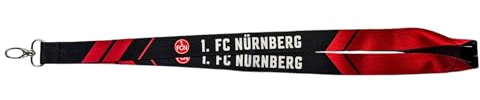 Am Ball Com | 1. FC Nürnberg Lanyard – Offizielles Fan-Merchandise aus strapazierfähigem Nylon
