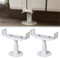 Lot de 2 pieds de radiateur en aluminium, supports de sol réglables, 8 à 13 cm de hauteur, design élégant, résistant à la buée pour radiateurs en fonte, installation facile pour radiateur en fonte,