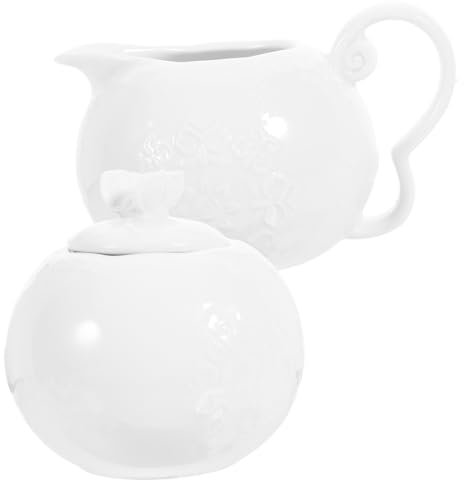 LAPYAPPE Keramik Milchbecher Mit Henkel Europäischer Stil Kaffee Tasse Milchspender Für Milch Nussjoghurt Sojamilch Fruchtsaft Leicht Zu Reinigen Und Spülmaschinenfest