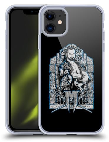 Head Case Designs Offizielle WWE Drew McIntyre Poster Kunst D. McIntyre Grafiken Gelhülle [Militärischer Schutzgrad] Kompatibel Mit Apple iPhone 11 Und Kompatibel Mit MagSafe