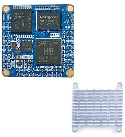Kompatibel mit FriendlyELEC NanoPi NEO Core2 H5 Quad A53 Core Board mit 512 MB RAM 8 GB eMMc Ubuntu-Kernsystem (Core Board mit Kühlkörper)