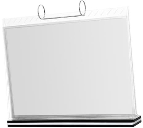 MAGICLULU Porte-menus à Rabat Pour Tables Support Affiches Horizontal Pour Panneau De Bureau Présentoir De Menu