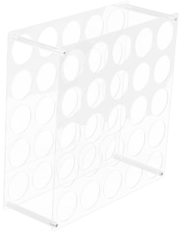 HIAKDOFT Vinyl Rollenhalter Transparent Hochkapazität Leicht Robust Vinyl Aufbewahrungsregal für Bastelmaterialien und Papierrollen Craft Organizer Tischständer