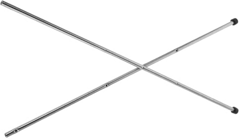 Milisten 2 Stück Tischfußballstangen Ersatzstangen 6mm Durchmesser 385cm mit Kappen für Erwachsene Zubehör für Standard Tischfußballtische