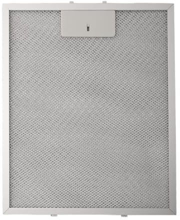 Filtro de grasa de aluminio para campana extractora, 34 x 27 cm, malla plateada, filtro de ventilación para la mayoría de campanas extractoras