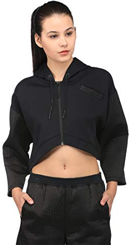 Puma Quilted Fz Hoody Black S