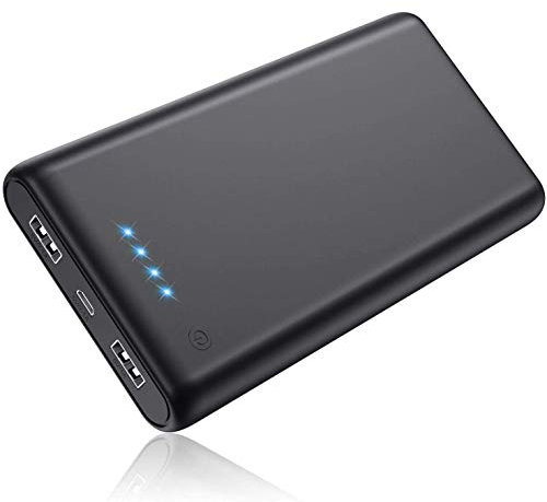 Batterie Externe 26800mAh, Pxwaxpy Power Bank【2022 Dernier Modèle】 Haute Capacité Chargeur Portable avec 2 USB Ports de Haute Vitesse Batterie de Secours pour pour iPhone, Samsung, Huawei,USB Devices