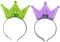 Amosfun 4 stücke Krone blinkende Stirnband Halloween leucht Haarband Haarband kostüm zubehör für Kinder Geburtstagsparty 2 stücke (zufällige Farben)