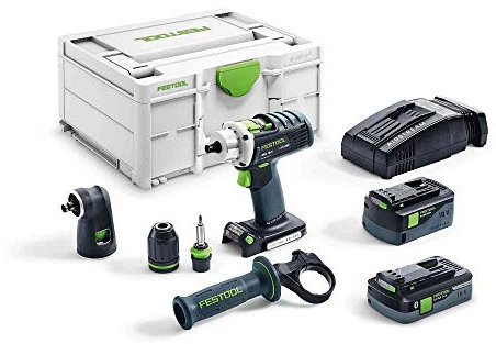 Festool Cordless Drill DRC 18/4 5,2/4,0 I-Set-SCA QUADRIVE